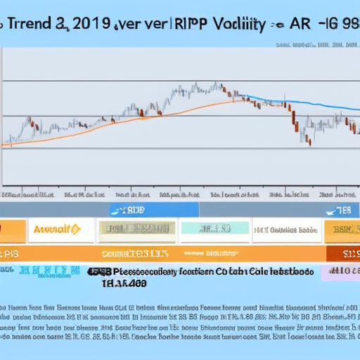  with XRP price patterns over the past several years, showing highs and lows, and trends in volatility