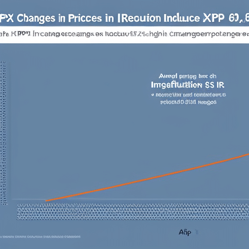 showing the correlation between XRP price and changes in regulatory influence over time