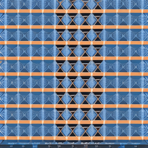 A visual representation of the correlation between XRP, Bitcoin, and Ethereum using shapes, colors, and patterns