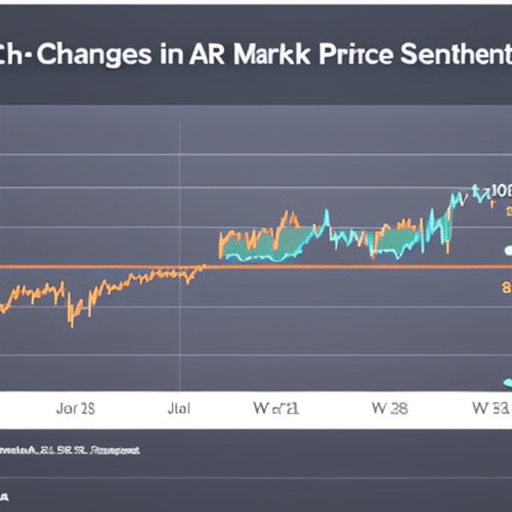 depicting the changes in market sentiment and the XRP price over a two-year period, with a highlighted point at the projected $500 mark