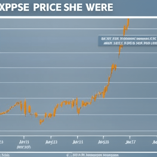  of XRP prices over time, with an upward trend showing the possibility of reaching $500