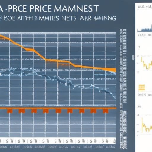 of XRP price movements with arrows pointing up and down to represent news affecting the price