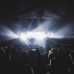 crowd watching show inside the dark stadium 1