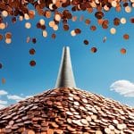 1 billion pennies to dollars