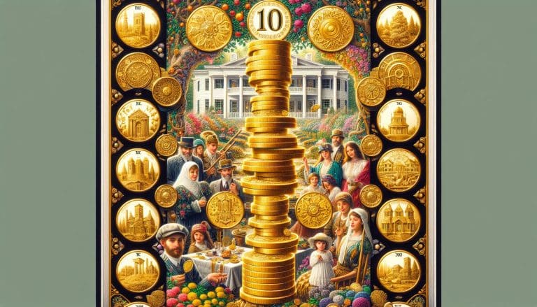 Unlocking Abundance: The Meaning of the 10 of Coins in Tarot