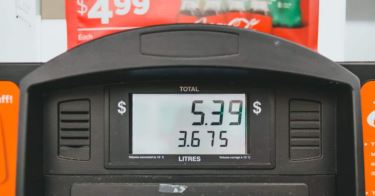 display-screen-of-a-gasoline-pump