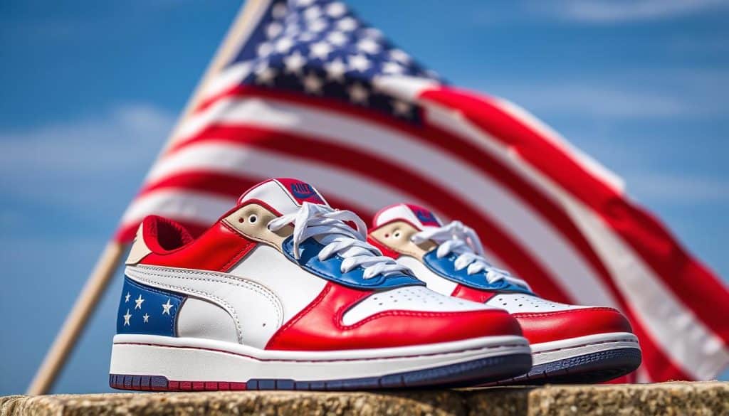 patriotic sneakers