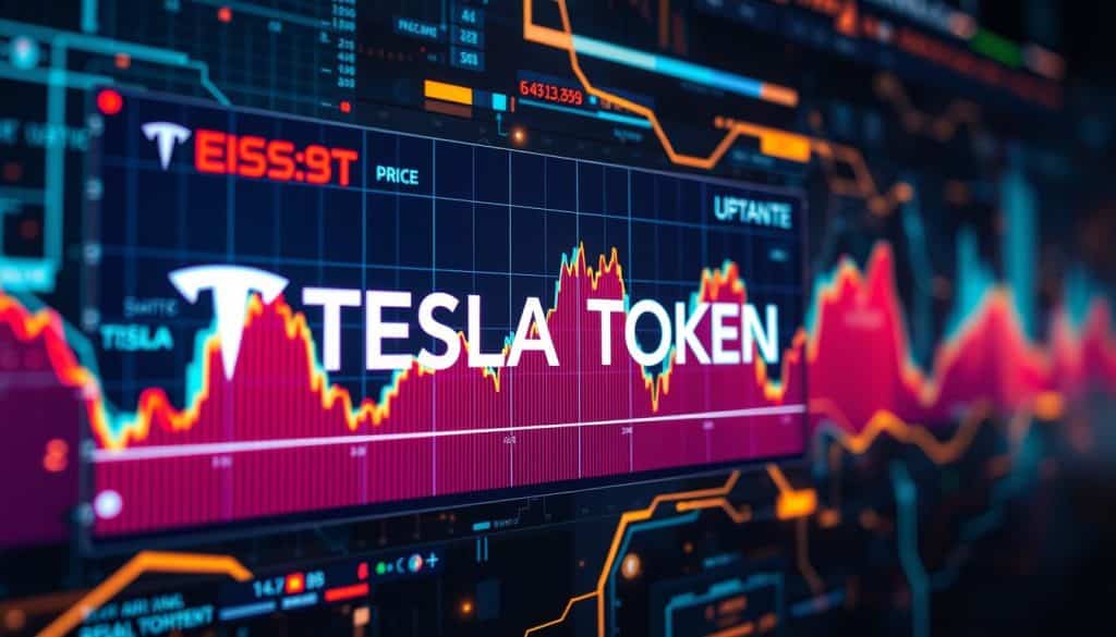 current tesla token market price