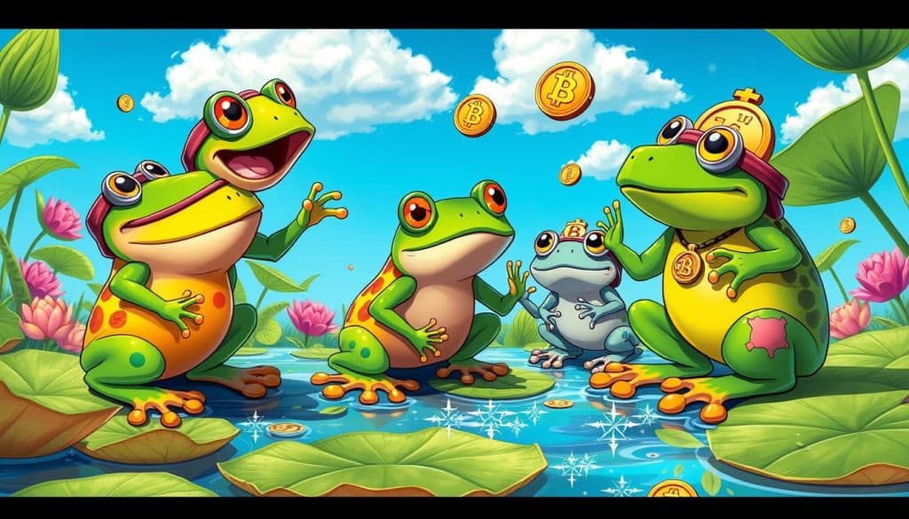 Frog meme coins