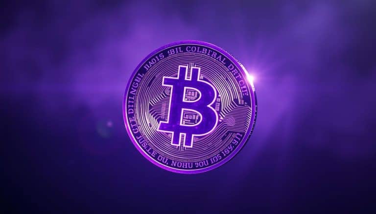 purple bitcoin